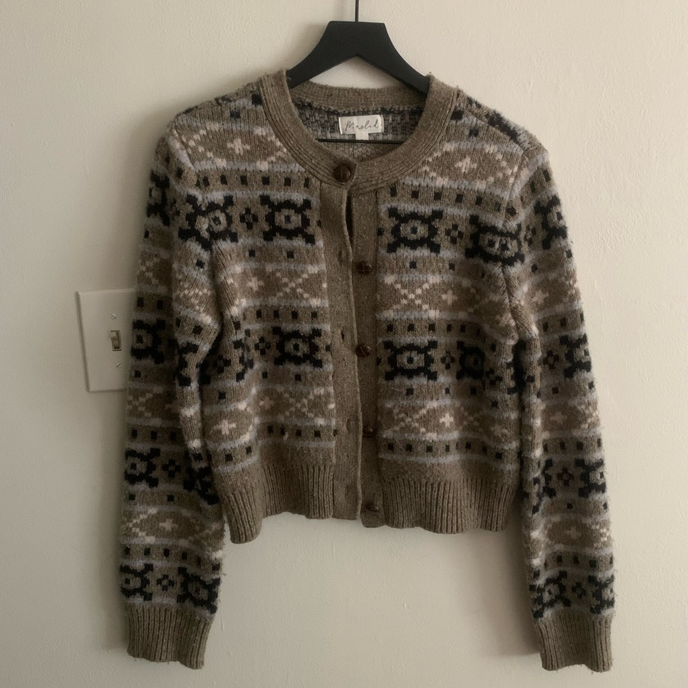 Patterned Cozy Cardigan